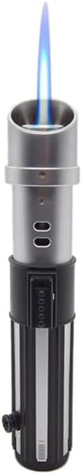 Philthy Dark Side Lightsaber Lighter Refillable Butane Jet Torch, Windproof & Adjustable Flame