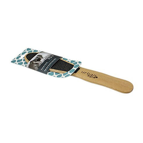 Urban Spa Wooden Foot File for Calluses, Pedicures, Heels, and Toes