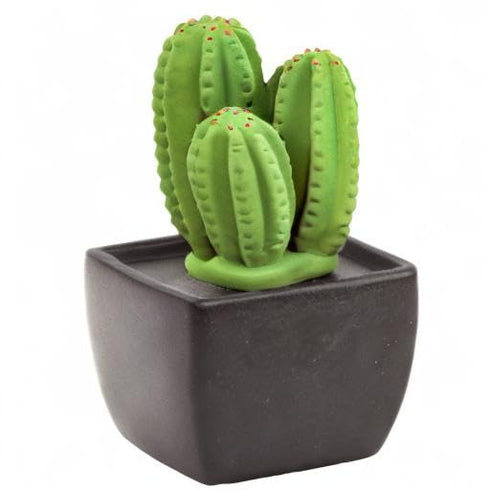 Tri Cactus, Non-Electric Ceramic Diffusers for Essential Oils and Aromatherapy Fragrance, White Ceramic Diffusers