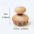 UCCKEYI 60x62mm Wood Guasha Press Head Massager Tool Octopus-Style Muscle Roller for Neck, Shoulders & Stress Relief