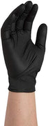 Sysco Nitrile High Performance Gloves, Powder Free Disposable Food Grade (100 Gloves Pack) (Large - Black)