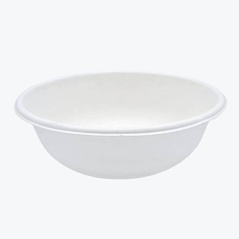 Deep 32 Oz Disposable Bowls, 6.7-Inch Diameter, Heavy-Duty, 100% Biodegradable, Compostable Bowls for Parties, Pack of