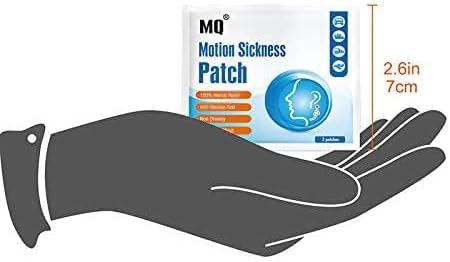 MQ Motion Sickness Patch, 10 Count - Non Drowsy Sea Sickness Patches for Travel
