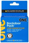 ONE Backdoor Pack, Three Condom Styles Lubricated Latex Condoms with Silver Pocket