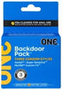 ONE Backdoor Pack, Three Condom Styles Lubricated Latex Condoms with Silver Pocket