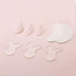 Hicarer 48 Pieces Raise Eyelashes Rods, Silicone Eyelash Pads (Small, Medium, Large) for Makeup Tool