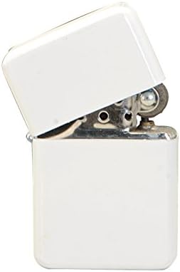 Thirsty Rhino Klik Windproof Refillable Oil Wick Lighter - Vintage Flip Top with Aluminum Gift Case