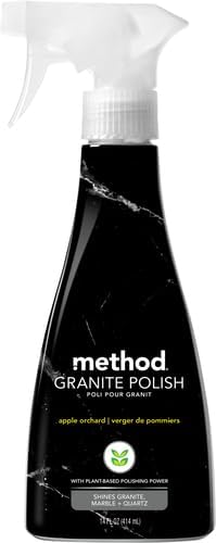 Method Granite Polish 14 oz Spray Bottle - Apple Orchard, Polishes & Shines Granite, Marble, Sealed Stone