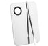 Professional Pro Stainless Steel Makeup Palette - Cosmetic Palette with Spatula Tool for Nail Art & Eye Shadow