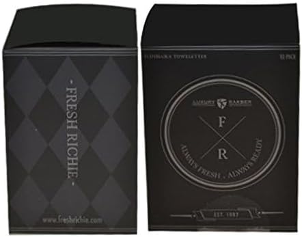 Luxury Barber Mens Body Wipes, Flushable Cotton Towelettes, Adult Wet Diposable Wipes for Personal Hygiene - Fresh