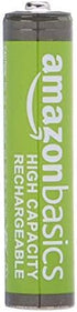 Amazon Basics 24-Pack Rechargeable AAA NiMH High-Capacity Batteries, 850 mAh, Recharge up to 500x Times, Pre-Charged