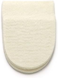 Felt Heel Cushion Pad 1/2" with Adhesive for Pain Relief, 4 Pairs (8 Pieces)