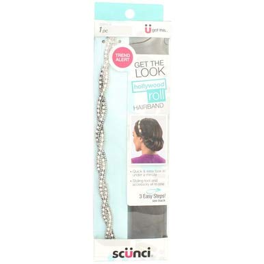 Scunci Effortless Beauty Headbands, 2 Count (Pack of 1)