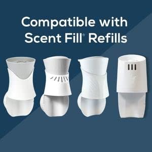 Scent Fill 100% Natural Peppermint Plug in Air Freshener - 4 Scented Oil Refills