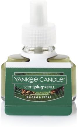 Yankee Candle Scent Plug Refill, Balsam & Cedar (Pack of 3)