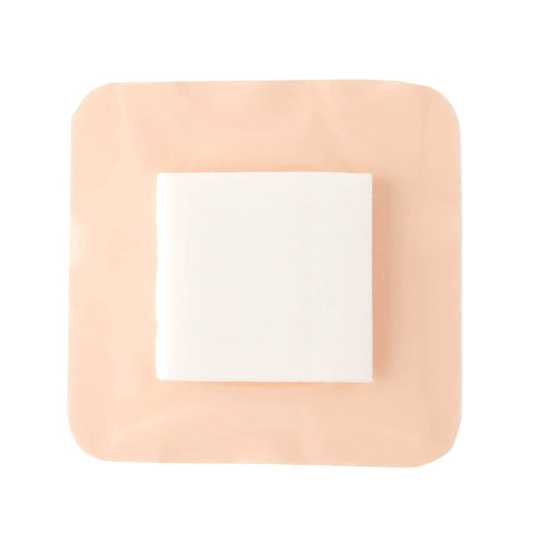 Medline Optifoam Gentle Border Adhesive Dressings, 3 x 3 (Pack of 10)