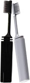 TEONEI Folding Travel Toothbrush, Foldable Toothbrushes , Personal Care Teeth Brush,2PCS