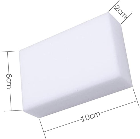 Magic Sponges Eraser, 10 Pack Melamine Sponge, 2X Density, Long Lasting Cleaning Sponge for Kitchen, Bathroom, Furniture
