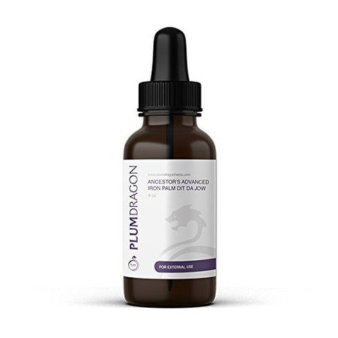 Plum Dragon Ancestors Advanced Dit Da Jow | Herbal Liniment for Pain Relief - 4 Oz