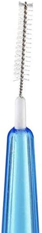 60Pcs Push-Pull Interdental Brush 0.7 MM Dental Toothpick Cleaners for Oral Care