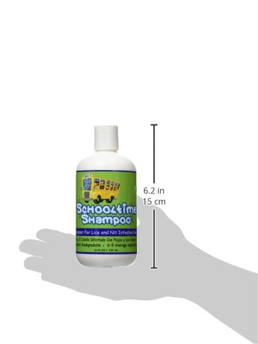Schooltime Lice and Nit Shampoo for Kids, Highly Effective Elimination & Maintenance of Super Lice and Eggs