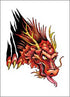 Large Dragon Ink Temporary Tattoos - 30 Sheets for Party Favor/Activity, Series 3