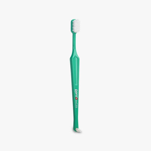 Paro exS39 Extra Sensitive Toothbrush with Interspace Brush F, Ultra Soft Bristles, Dual Features, Unisex (6 Pack), 6.0