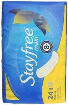 Stayfree Maxi Pads, 24ct Regular