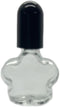 Travel-Friendly DIY Crafts 1 Dram (1/8 oz) Flower-Shaped Glass Bottle - Refillable, Empty Container for Homemade Essential Oils, Fragrances, and Aromatherapy Projects (2 pack) by Caribbean Coastal Delights