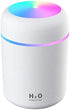 2 in 1 USB Electric Aromatherapy Oil Diffuser, Ultrasonic Air Humidifier, Colorful Light for Home and Car (Pink)