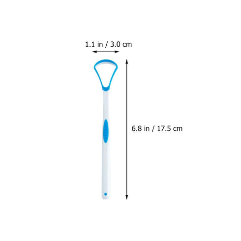 2pcs Tongue Cleaner Scraper Oral Brush for Adult Tongue Cleaning, TPR Adult Tongue Scraping Tools