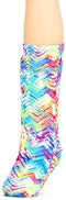 CastCoverz! Fashionable Leg Cast Cover, Neon Tracks, Medium Short, Below The Knee, Washable