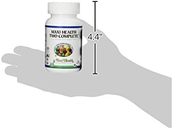 Maxi Health Two Complete Multivitamins and Minerals, Full Potency, 120 Capsules, Kosher