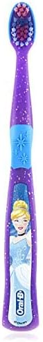 Oral-B Princess Toothbrush for Little Girls, Extra Soft, Cinderella Characters, 3+ YRS - 1 Count