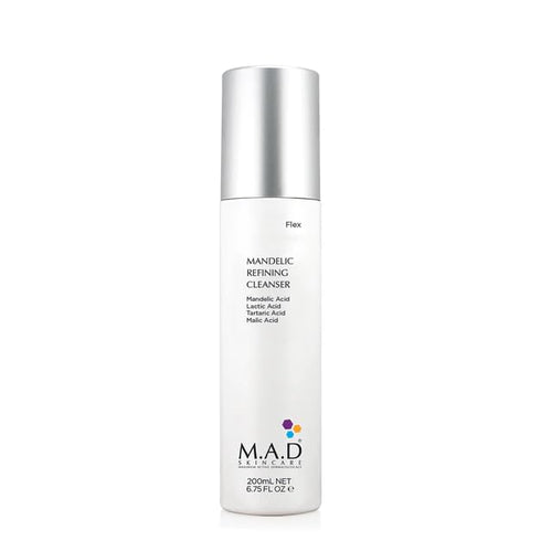 M.A.D Mandelic Refining Cleanser - Gentle Alpha-Hydroxy Acid Cocktail for Deep Cleansing, Hydration & Skin Refinement