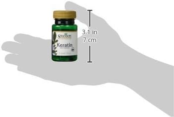 Swanson Keratin 60 Capsules, 50mg Each, Natural Supplement for Healthy Joints, Hair, Skin & Nails