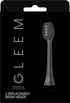 GLEEM Toothbrush Replacement Brush Heads Refill, Black, 2 Count