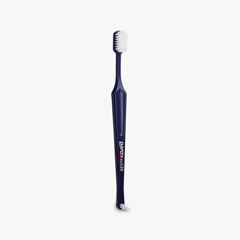 Paro exS39 Extra Sensitive Toothbrush with Interspace Brush F, Ultra Soft Bristles, Dual Features, Unisex (6 Pack), 6.0