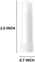 ZIOJOVK 12 Sets Inhalers(12 2 Droppers+1Plastic Essential Oil Aromatherapy Tubes Inhaler Sticks Blank Nasal Complete