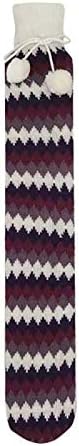 SKUZA 2L 4) 11) Hot Water Bottle, Winter Extra Long Hot Water Bottle Faux Fur Cover Hand Warmer Handwarmer Hot Water