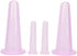 Junfamilee 4Pcs Massage Cupping Set Silicone Mini Facial Cups Face Massager Helper Skin