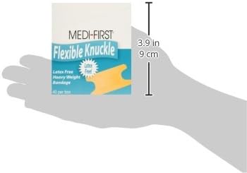 Medique Products 61678 Woven Extra Heavy Weight Latex Free Knuckle Bandage, 40 Per Box