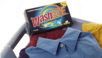 3-in-1 Laundry Detergent Sheets, 20 Loads, Fresh Scent, Liquidless Soap Sheet-Detergent