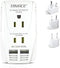 Upgraded 2000W 220V to 110V Voltage Converter, Step Down for Hair Dryer, Straightener, Curling Iron, with 2-Port USB