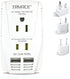 Upgraded 2000W 220V to 110V Voltage Converter, Step Down for Hair Dryer, Straightener, Curling Iron, with 2-Port USB