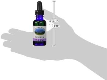 HoneyCombs Vitamin K1 Liquid Drops, High Potency for Bone Health, 1 Fl oz