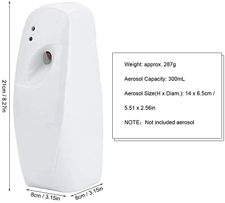 Automatic Adjustable Fragrance Dispenser Wall-mounted Aerosol Spray Air Freshener for Home Room Office Hotel