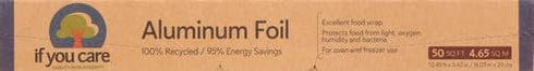 If You Care 100% Recycled Aluminum Foil, 50 FT Roll