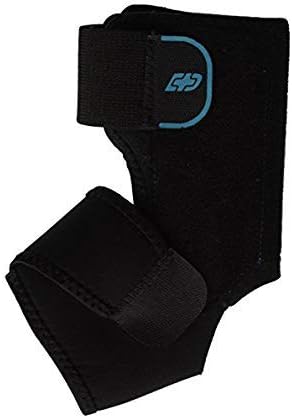 DonJoy Stabilizing Ankle Brace DA161AB01-BLK-S, M, Lightweight Low Profile, Dual Compression Strap for Strain, Sprain,