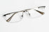 LUR READING GLASSES 3 Pack Half-Rim Metal Readers (Gunmetal)